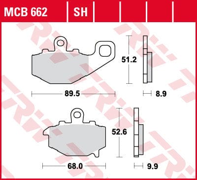 Bremžu kluči TRW MCB662SH TRW MOTOVEIKALS 21