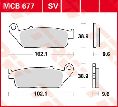Bremzu kluči TRW MCB677SV TRW MOTOVEIKALS 21