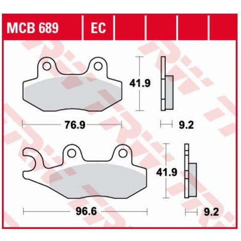 Bremžu kluči TRW MCB689 TRW MOTOVEIKALS 21