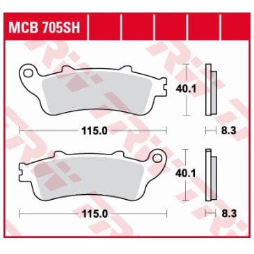 Bremzu kluči TRW MCB705SH TRW MOTOVEIKALS 21