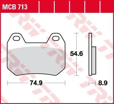 Bremžu kluči TRW MCB713 TRW MOTOVEIKALS 21