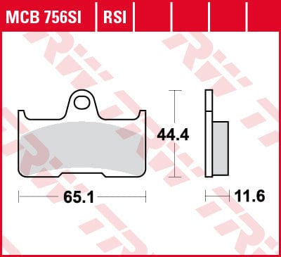 Bremžu kluči TRW MCB756SI TRW MOTOVEIKALS 21