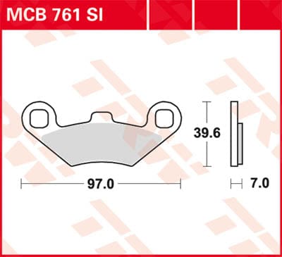 Bremžu kluči TRW MCB761SI TRW MOTOVEIKALS 21