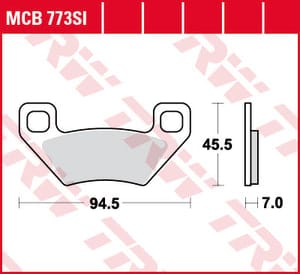 Bremžu kluči TRW MCB773SI TRW MOTOVEIKALS 21