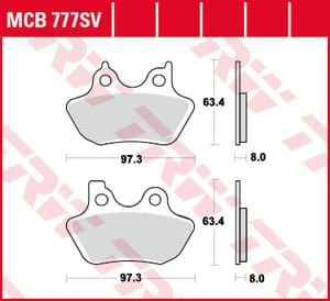 Bremžu kluči TRW MCB777SV TRW MOTOVEIKALS 21