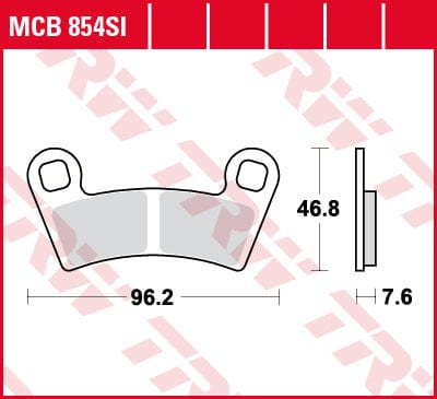 Bremžu kluči TRW MCB854SI TRW MOTOVEIKALS 21