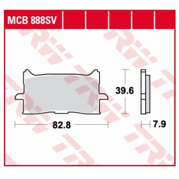 Bremžu kluči TRW MCB888SV TRW MOTOVEIKALS 21