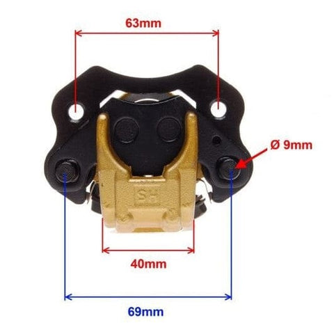 Bremžu suports FRONT BRAKE ATV 200 LH REPLICA MOTOVEIKALS 21