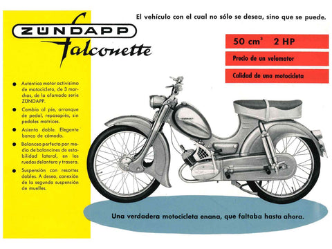 Brochure Falconette for DIVERSE / IMPORT MOTOVEIKALS 21