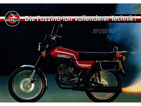 Brochure for Garelli Sport 80 DIVERSE / IMPORT MOTOVEIKALS 21
