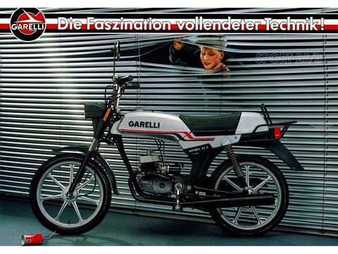 Brochure Garelli for moped mokick DIVERSE / IMPORT MOTOVEIKALS 21