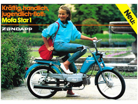Brochure Moped DIN A4 for Star 1 DIVERSE / IMPORT MOTOVEIKALS 21