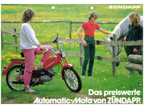 Brochure moped for automatic moped from Zündapp DIVERSE / IMPORT MOTOVEIKALS 21