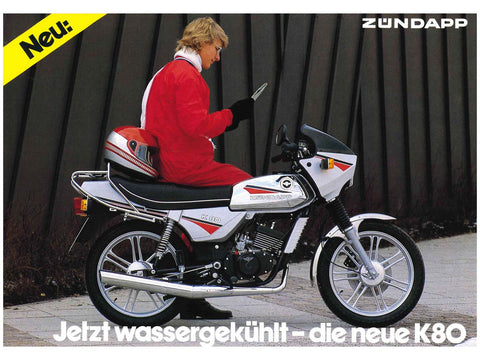 Brochure new part DIN A4 for K80 DIVERSE / IMPORT MOTOVEIKALS 21