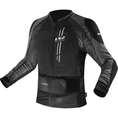Bruņas LS2 X-Armor black silver 3XL-4XL LS2 MOTOVEIKALS 21