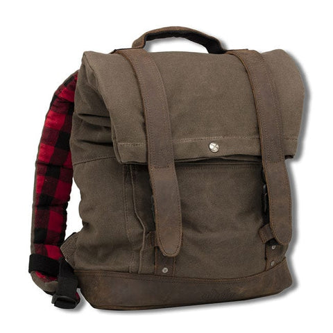 Burly Roll Top backpack dark oak BURLY MOTOVEIKALS 21