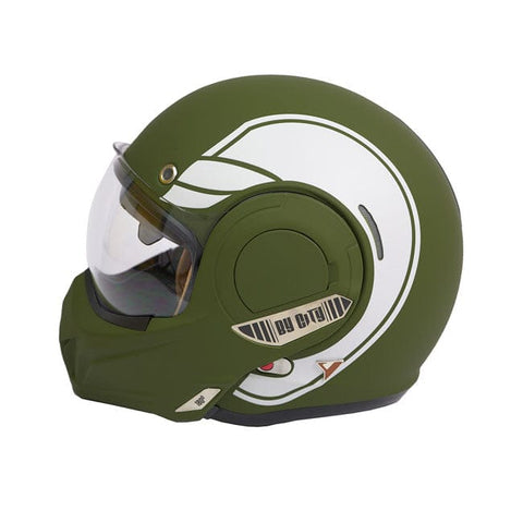 By City 180 Tech helmet green BY CITY MOTOVEIKALS 21