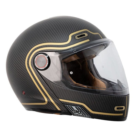 By City 90 Degrees Carbon helmet gold BY CITY MOTOVEIKALS 21