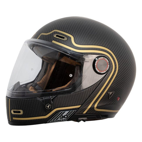 By City 90 Degrees Carbon helmet gold BY CITY MOTOVEIKALS 21