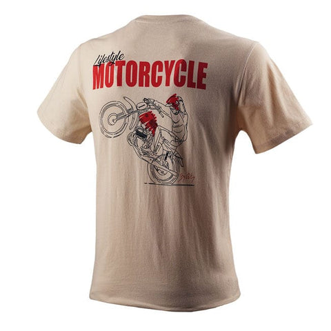 By City Motorlife t-shirt cream BY CITY MOTOVEIKALS 21