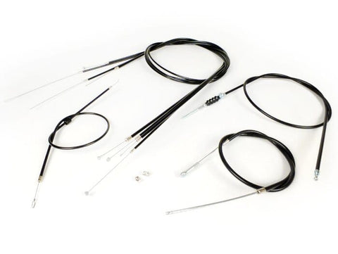 Cable set -BGM ORIGINAL, PE inner liner- Vespa PX EFL (1984-) - black BGM ORIGINAL MOTOVEIKALS 21