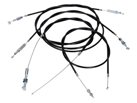 cable set w/ throttle cable, front and rear brake cable, clutch cable for Puch Maxi E50 101 OCTANE MOTOVEIKALS 21