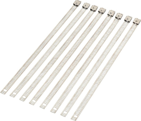 Cable Tie Silver 8" 8Pk MOOSE RACING HARD-PARTS MOOSE RACING MOTOVEIKALS 21