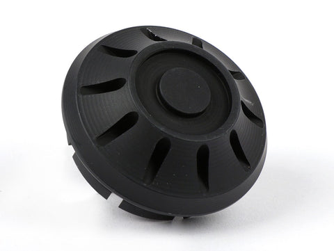 Cap wheel nut / rim Ų=35mm -MOTO NOSTRA, CNC, black mat- Vespa PX (-1984 - rear), Rally, Sprint, TS, GT, GTR, GS160, SS180, V50 Special (V5B ab Bj. 1972), V50N, SS50-90, PV125, ET3, Vespa ET2, ET4, GT, GTL, GTS, GTV, LX, LXV, S, Gilera Fuoco, Piaggio Fly MOTO NOSTRA MOTOVEIKALS 21
