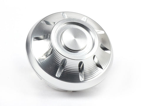 Cap wheel nut / rim Ų=35mm -MOTO NOSTRA, CNC, silver- Vespa PX (-1984 - rear), Rally, Sprint, TS, GT, GTR, GS160, SS180, V50 Special (V5B ab Bj. 1972), V50N, SS50-90, PV125, ET3, Vespa ET2, ET4, GT, GTL, GTS, GTV, LX, LXV, S, Gilera Fuoco, Piaggio Fly, H MOTO NOSTRA MOTOVEIKALS 21