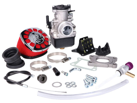 carburetor kit Malossi MHR PHBH 26 w/ reed block for Minarelli AM, Derbi EBE, EBS, D50B MALOSSI MOTOVEIKALS 21