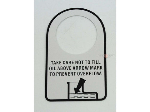 Cardboard sign 50 x 80mm for Honda MT 5, 50, 8, 80, MB 80 DIVERSE / IMPORT MOTOVEIKALS 21