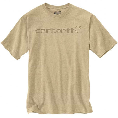 Carhartt Core Logo t-shirt S/S beach heather CARHARTT MOTOVEIKALS 21