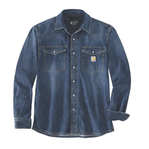 Carhartt Denim L/S Snap Front Shirt wyatt CARHARTT MOTOVEIKALS 21
