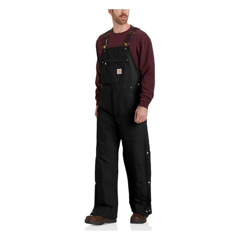 Carhartt Duck insulated bib overall black CARHARTT MOTOVEIKALS 21
