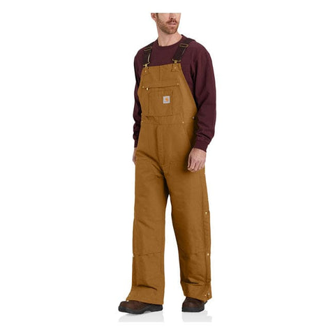 Carhartt Duck insulated bib overall carhartt brown CARHARTT MOTOVEIKALS 21
