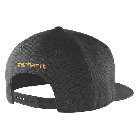 Carhartt Firm Duck Flat Brim cap black CARHARTT MOTOVEIKALS 21