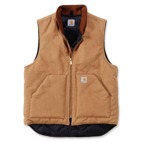 Carhartt Firm duck insulated vest Carhartt brown CARHARTT MOTOVEIKALS 21