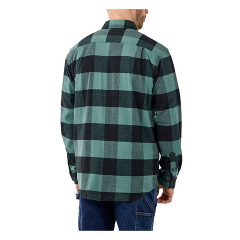 Carhartt Flannel plaid shirt slate green CARHARTT MOTOVEIKALS 21