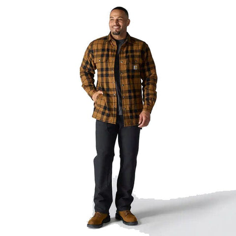 Carhartt Flannel Sherpa-Lined shirt carhartt® brown CARHARTT MOTOVEIKALS 21