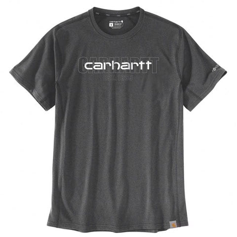 Carhartt Force S/S Logo Graphic t-shirt carbon heather CARHARTT MOTOVEIKALS 21