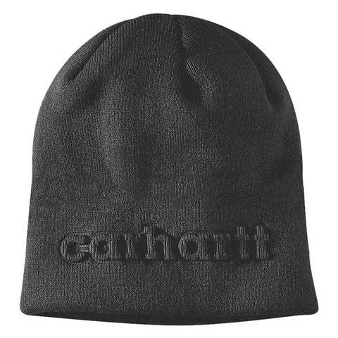 Carhartt Knit Embossed beanie black CARHARTT MOTOVEIKALS 21