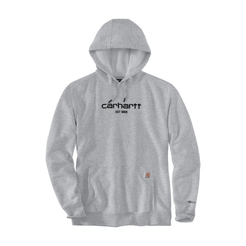 Carhartt Logo graphic hoodie asphalt heather CARHARTT MOTOVEIKALS 21