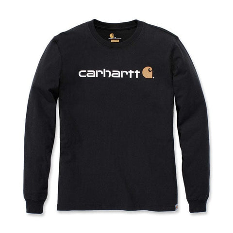 Carhartt Logo graphic long sleeve black CARHARTT MOTOVEIKALS 21