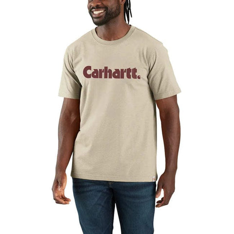 Carhartt Logo Graphic t-shirt oat milk CARHARTT MOTOVEIKALS 21