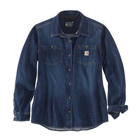 Carhartt Midweight female denim shirt CARHARTT MOTOVEIKALS 21