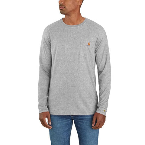 Carhartt Midweight L/S Pocket t-shirt heather grey CARHARTT MOTOVEIKALS 21