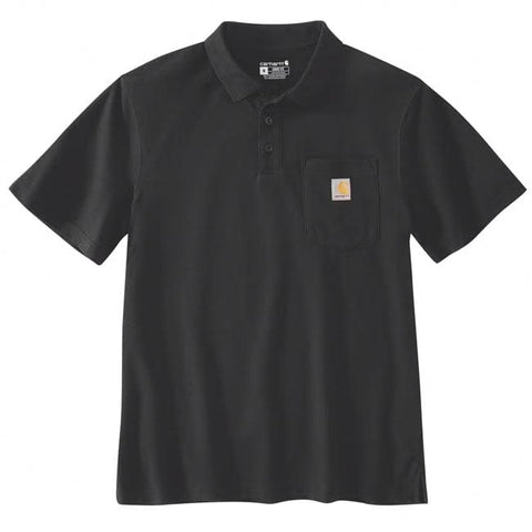 Carhartt Midweight S/S Pocket Polo black CARHARTT MOTOVEIKALS 21