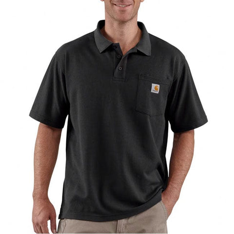 Carhartt Midweight S/S Pocket Polo black CARHARTT MOTOVEIKALS 21