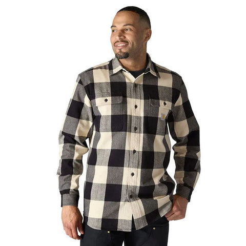 Carhartt Plaid long sleeve shirt oat milk CARHARTT MOTOVEIKALS 21