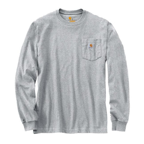 Carhartt Pocket long sleeve heather gray CARHARTT MOTOVEIKALS 21